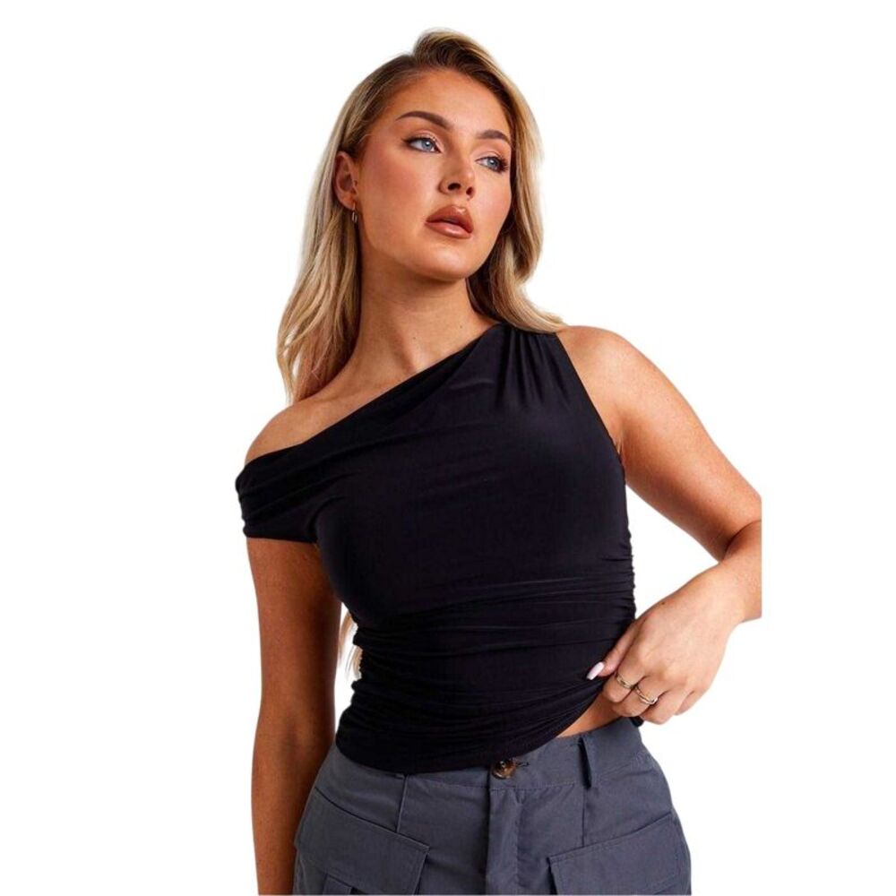 Missy Empire Womens/Ladies Soft Off-the- Top / Black